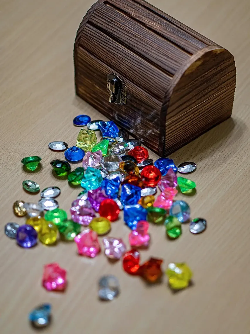 Boxed Diamond Earrings