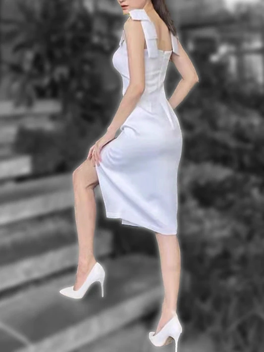 Side Split Midi Dress