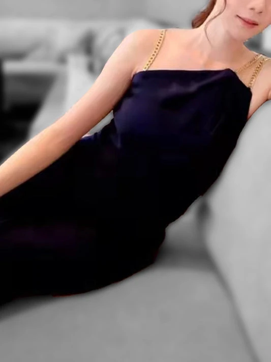 Sleeveless long jumpsuit